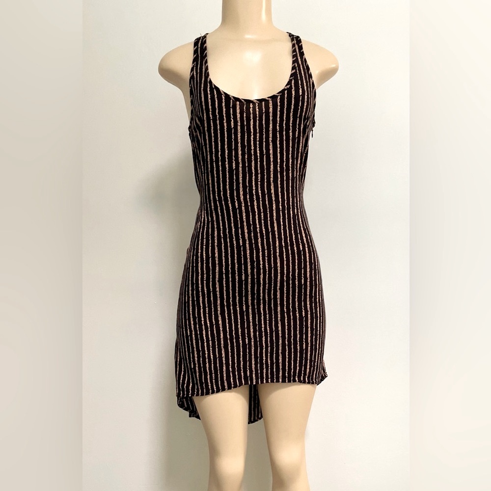 Fun2 Fun Sleeveless Simétric Blue Dress